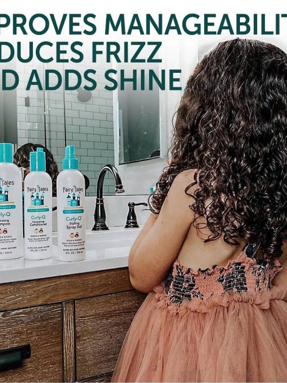 NEW Fairy Tales Curly-Q Refresher Spray & Multi-Tasker Spray Hair Care Bundle